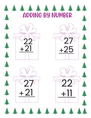 Christmas Math Activity Worksheets
