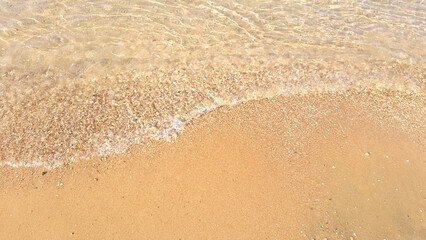 waves on the beach sand beach