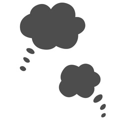 Speech bubble hand draw doodle.