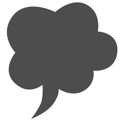 Speech bubble hand draw doodle.