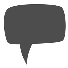 Speech bubble hand draw doodle.