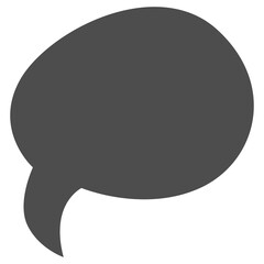 Speech bubble hand draw doodle.