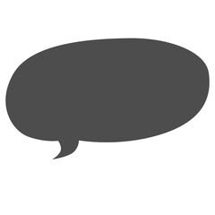 Speech bubble hand draw doodle.