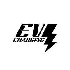 EV charging station for electric car icon isolated on white background