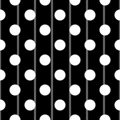 Fototapeta premium Lines, circles pattern. Ethnic background. Line, circle shapes seamless ornate. Stripes, rounds ornament. Tribal wallpaper. Folk image. Tribe motif. Digital paper, web design, textile print. Vector.