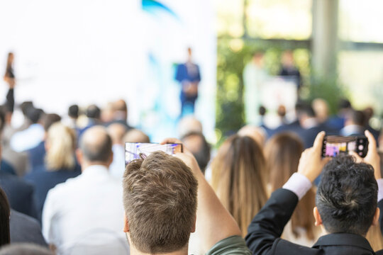 Business conference or corporate presentation