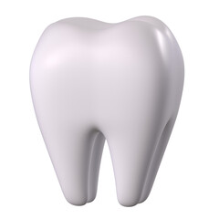 tooth 3d render isolated