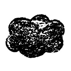 Hand draw cloud.