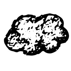 Fototapeta premium Hand draw cloud.