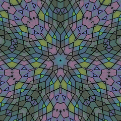 3d effect - abstract colorful mosaic style color gradient pattern