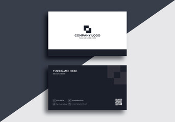 Fototapeta na wymiar Business card design template, Clean professional business card template, visiting card, business card template.