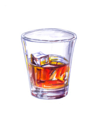 whiskey with ice