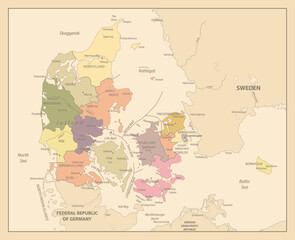 Denmark old map