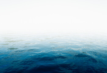 Blue ocean surface background, calm sea - obrazy, fototapety, plakaty