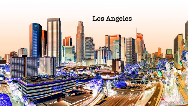 Los Angeles City Illustration-2