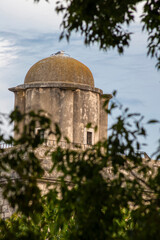 Fototapeta na wymiar Churches, houses and streets in old city of Zadar
