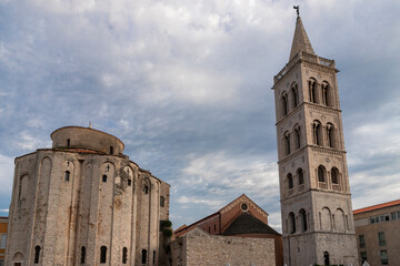 Church of St. Donat at roman forum in Zadar