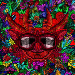 Mask & Flowers Series 2