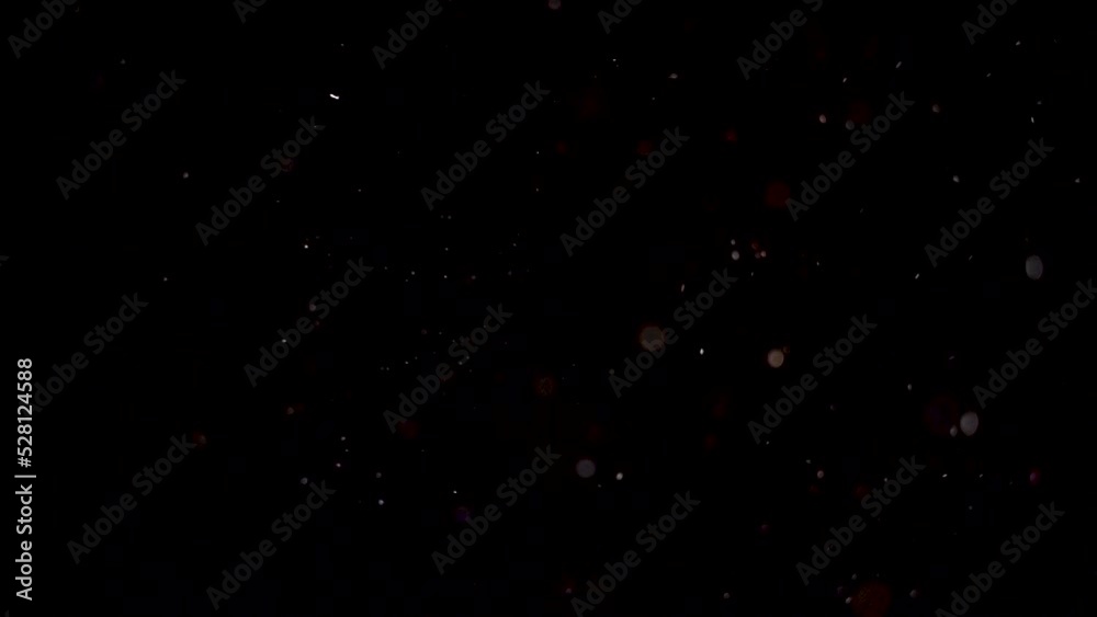 Wall mural real dust particles motion floating in the air. organic cinematic effects background macro slow moti