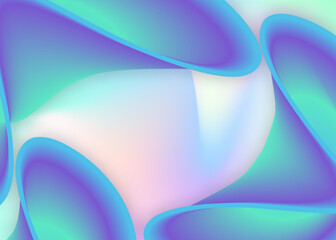 Fluid background with liquid dynamic elements and shapes.