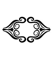 Dekoratives künstlerisches Ornament Rahmen 