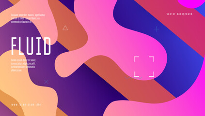 Futuristic Poster. Commercial Wallpaper. Cool Landing Page. Rainbow Cover. Blue Hipster Flyer. Tech Gradient Shape. Liquid Texture. Trendy Paper. Violet Futuristic Poster