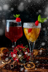 cocktail with cherry