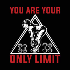 gym t shirt design vector