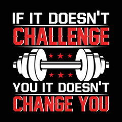 gym t shirt design vector