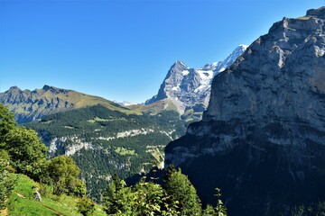 landscape with mountains