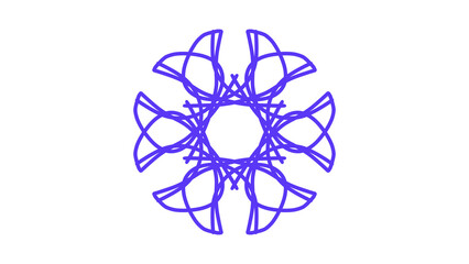 Blue purple snowflake detail shapes semi-transparent overlay