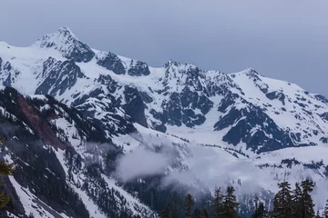 Türaufkleber Winter mountains © Galyna Andrushko