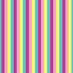 Fototapeta premium Seamless colourful kids fun striped background pattern
