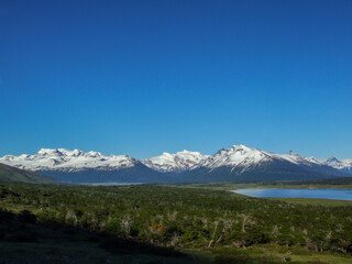 scenery at Los Glaciares national park, patagonia