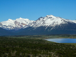 Naklejka na ściany i meble scenery at Los Glaciares national park, patagonia