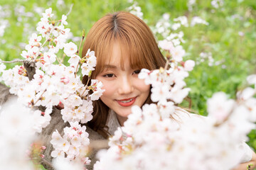 Fototapeta premium 美しい日本女性