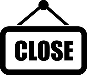  Close the vector icon mark on white background..eps