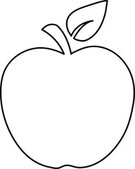 Apple vector icon. Apple fruit illustration icon.Web design vector logo. Apple isolated on background.eps