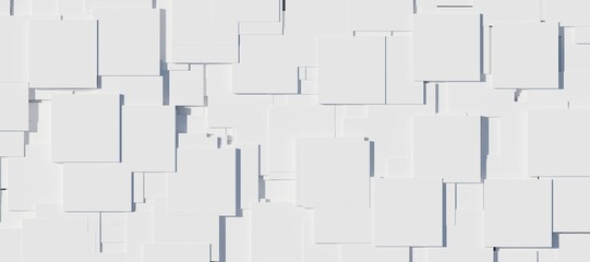 白色の四角形が並ぶ背景素材