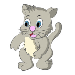 Fototapeta na wymiar Cat coloring cartoon design on transparent background