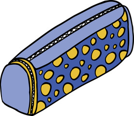 Pencil Box stationery Illustration