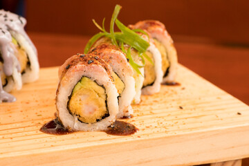 Maki sushi japanese gourmet restaurant food