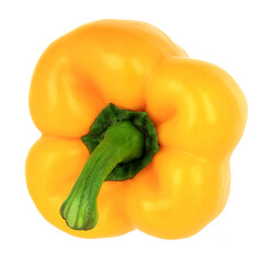 Plakat yellow bell pepper on transparent background png file