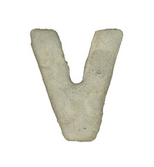 consonant letter v is used to make words on transparent background png file