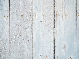 old light blue faded vertical wooden plank floor or wall texture background