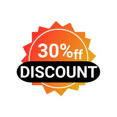 30% off business discount icon png