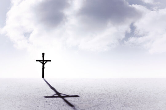 Crucifix on the horizon