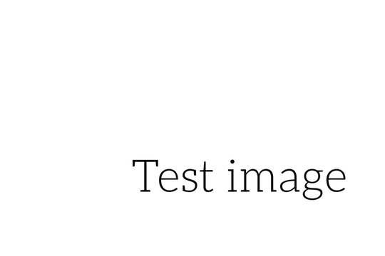 Test image script against white background