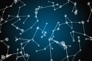 Futuristic black background with lines