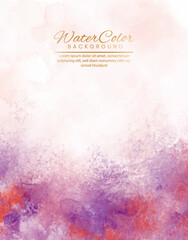 Abstract watercolor textured background. Design for your date, postcard, banner, logo.